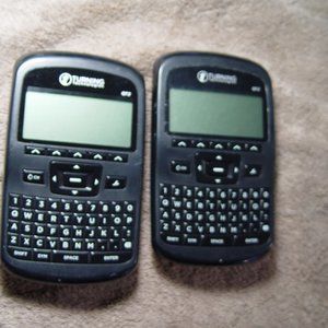 Lot of (2) Turning Technologies QT2 Response Device Clicker RCQR-02 - WORKS.